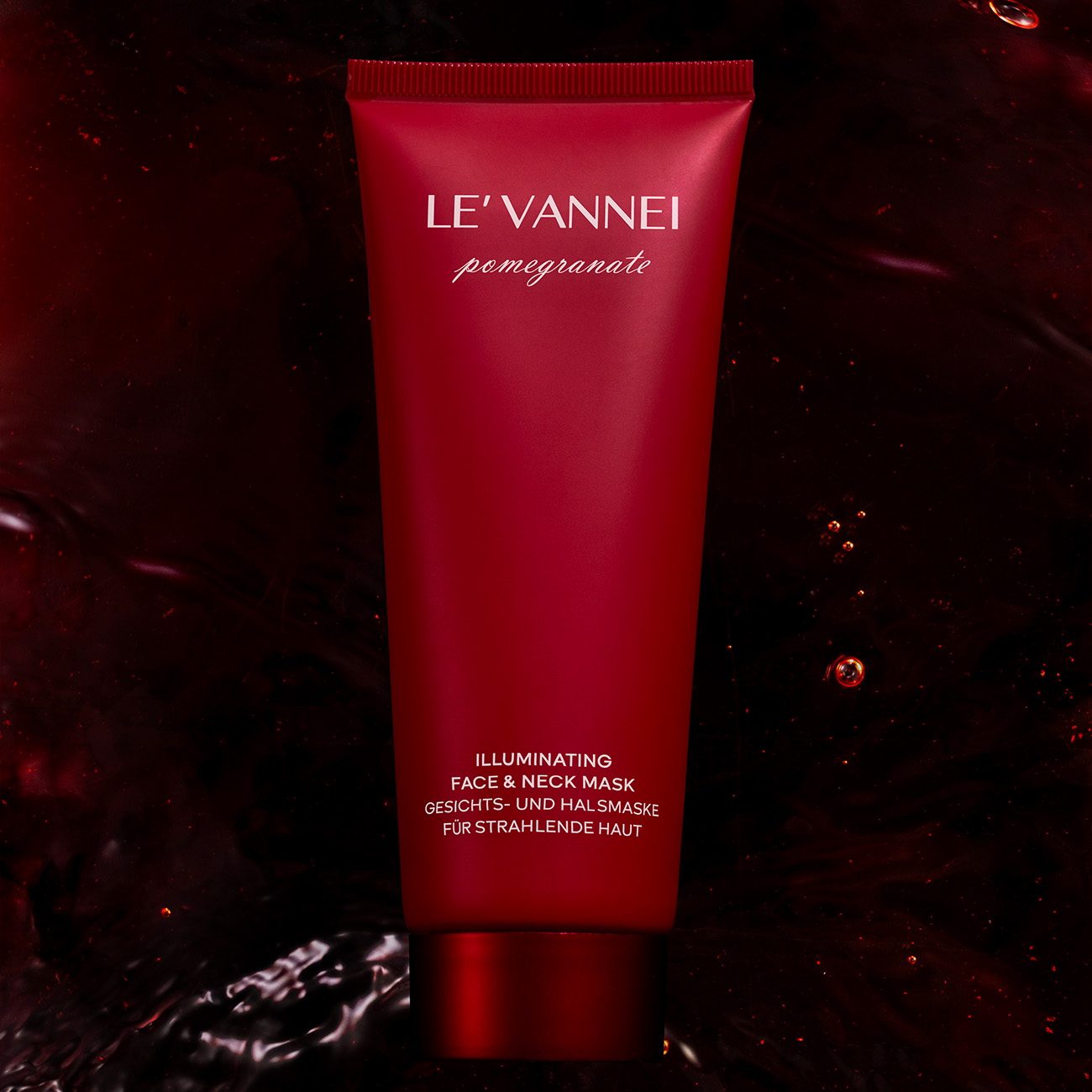 Health Notion LE’VANNEI Granatapfel Gesichts- und Halsmaske für strahlende Haute