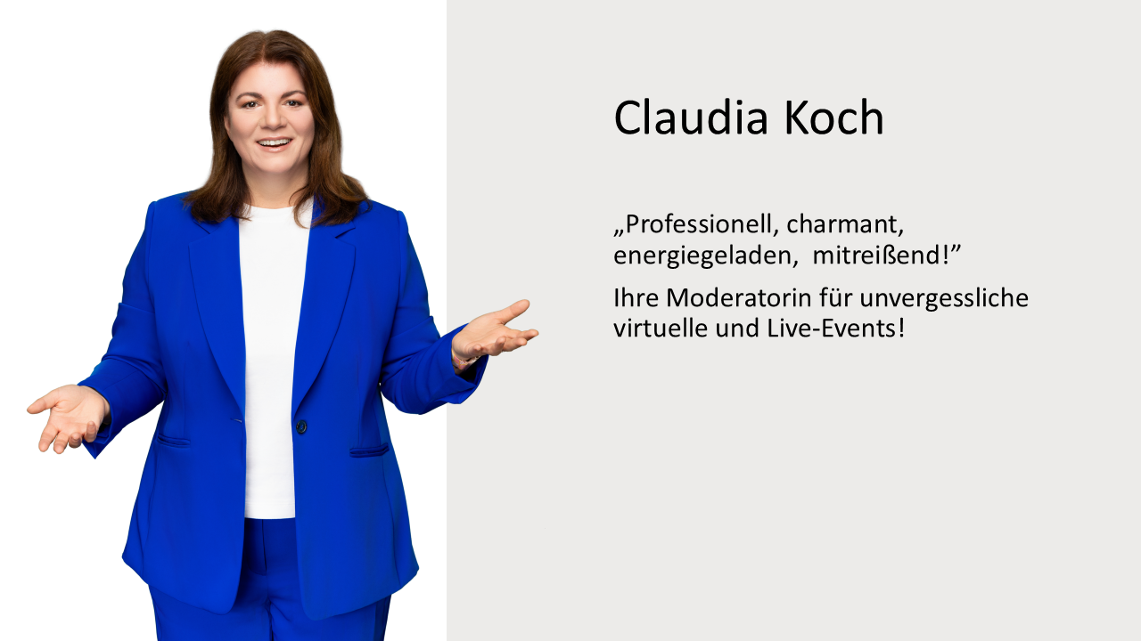 Claudia Koch Moderatorin